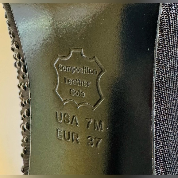 Adrianna Papell Women’s Black Mesh Beaded Peep Toe Heels Size 7M - Picture 6 of 7